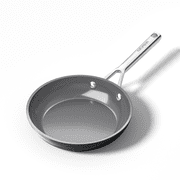 naturepan 9.5 inch Ceramic Nonstick Skillet, Diamond-Titanium Coating, Dishwasher/Oven Safe, Gray