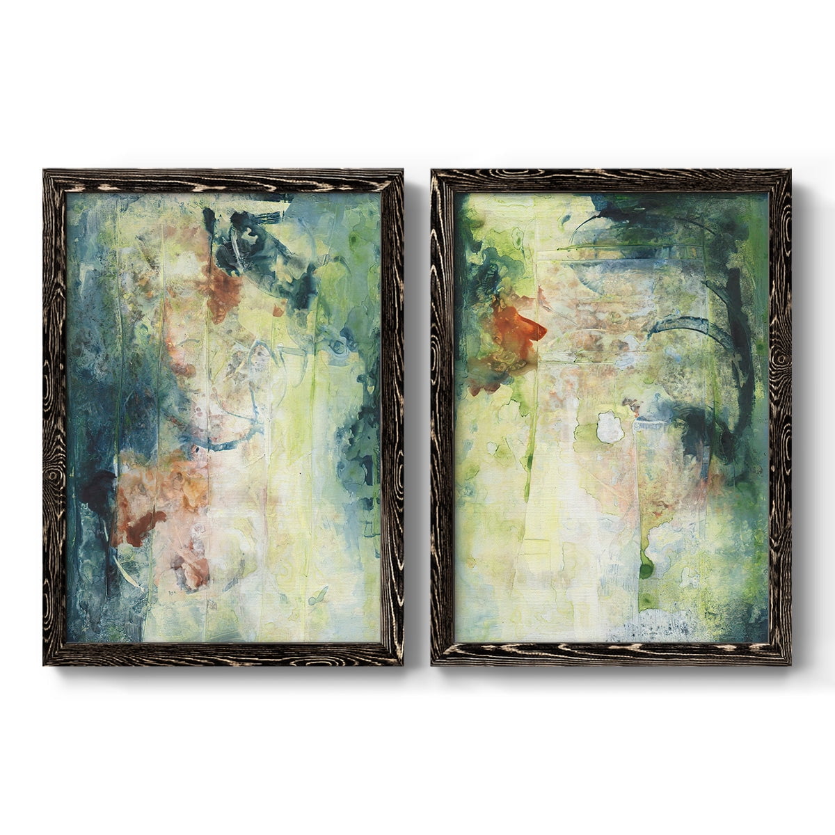 Nature's Elements I - Premium Framed Canvas 2 Piece Set - Ready to Hang