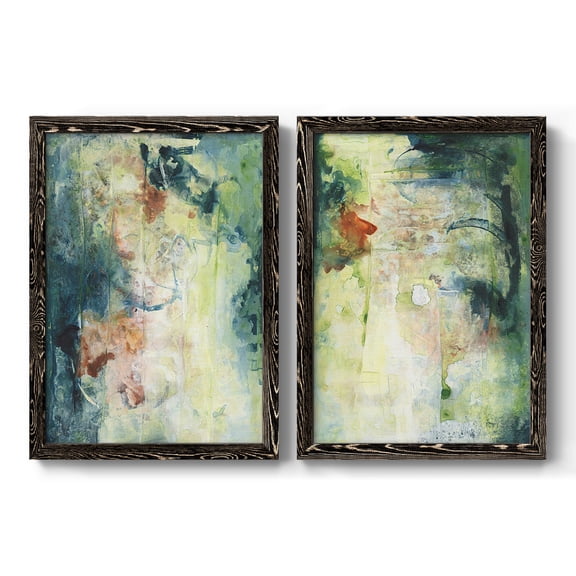 Nature's Elements I - Premium Framed Canvas 2 Piece Set - Ready to Hang
