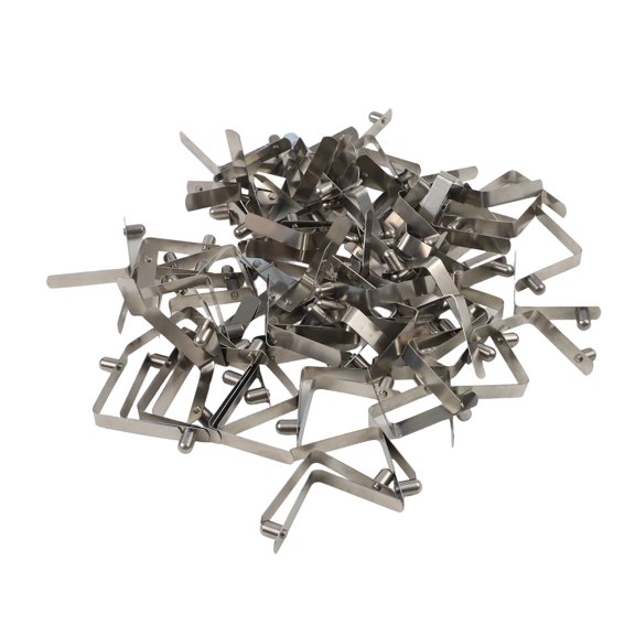 navestar 100Pcs Diameter 6mm Kayak Paddle Tent Awning Pole Push Solid Button Spring Snap Clips Locking Tube for Tent Pole Kayak Paddle