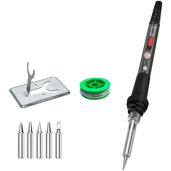 navestar 80W Electric Soldering Iron Set with Quick Heat Core for Home Garden Tool Workshop and Precise Metal Joining-Tasks Us