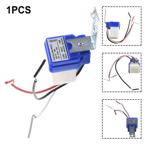 navestar Automatic Nighttime on and Daytime Off Street Light Switch Light Control Sensor 12V-220V Blue Controller Switch Street Light 110V