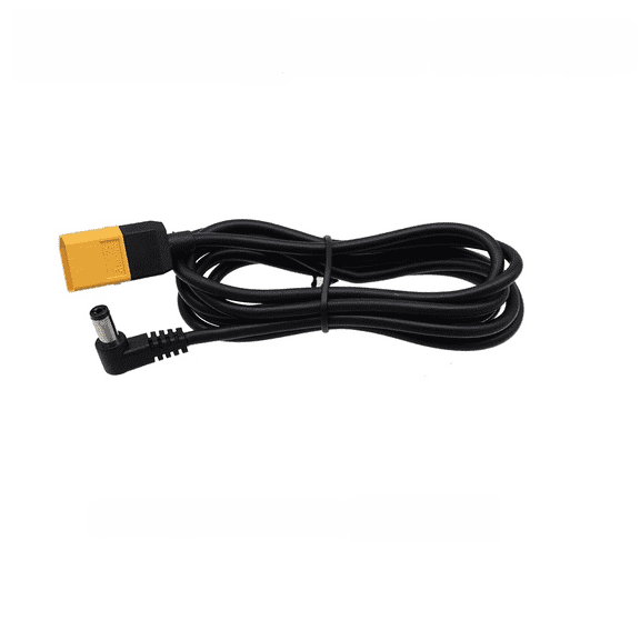 navestar Black 1.2M for Xt60 Male to Dc5.5 Female Power Cable for Fpv Video Equipment for Skyzone for Dji and Fpv Transmitters