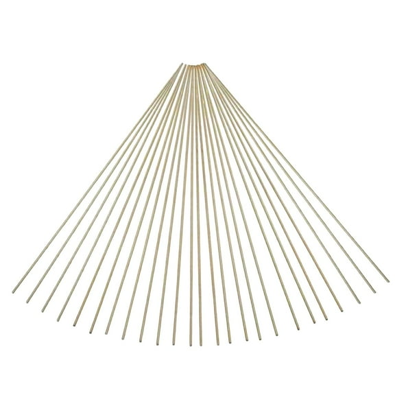 navestar Brass Brazing Rods for Welding 25Pcs Bundle Perfect for Copper Alloy Carbon Steel and Alloy Steel Welding Diy Projects 2.0mm