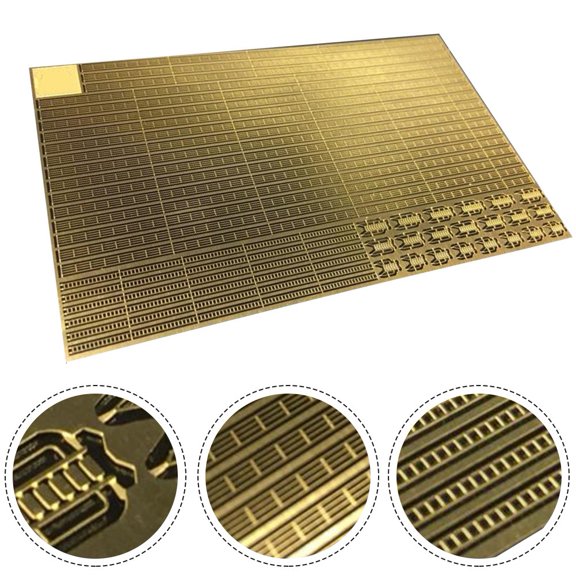 navestar E45150 Copper Photo-Etched Pe Handrail and Ladder Railing for 1/700 Warship Model Ship Cype005 High Quality Lithographic Handrail