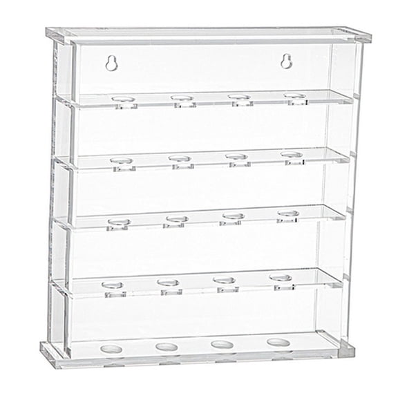 navestar Functional Wall Mounted Display Rack for Golf Balls and Table Tennis Clear Acrylic Ideal for Sports Memorabilia