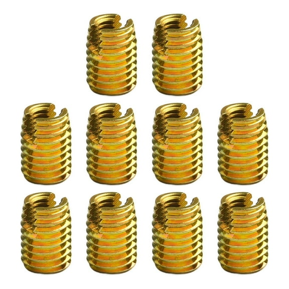 navestar Precise Thread Adapter Kit 10Pcs Internal and External Thread Nut Screw Reducer M6*1-M10*1.5-L14mm