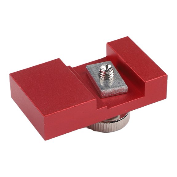 navestar Precision Anodized Aluminum Router Track Adapter with Adjustable Stop Block for Straight Grooving and Edge Trimming