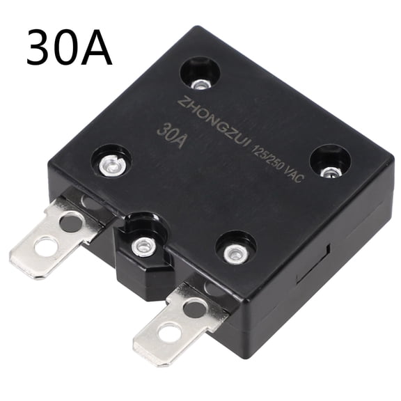 navestar Reset Relay Fuse Automatic Reset Overload Switch for Electric Cars and Remote Control Vehicles 5A to 30A Amp Ratings 30A