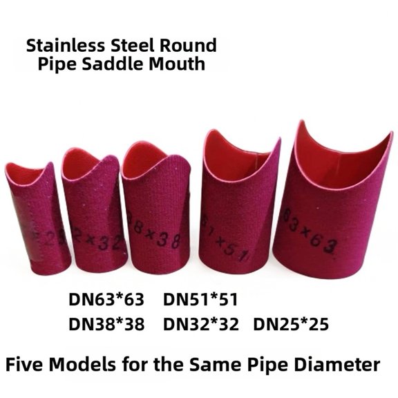 navestar Stainless Steel Set Pipe Beveling Tool Weld Preparation Complete Beveling Tool Kit Equal and Unequal Diameters Leather