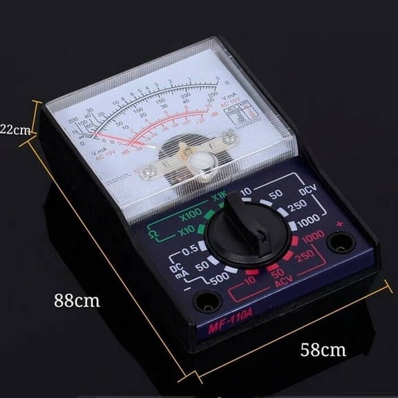 navestar Voltmeter Ammeter Ohmmeter Analog Multimeter Tester Meter Ac/Dc 1000V/250Ma Tool Part for Electrical Appliances Equipment