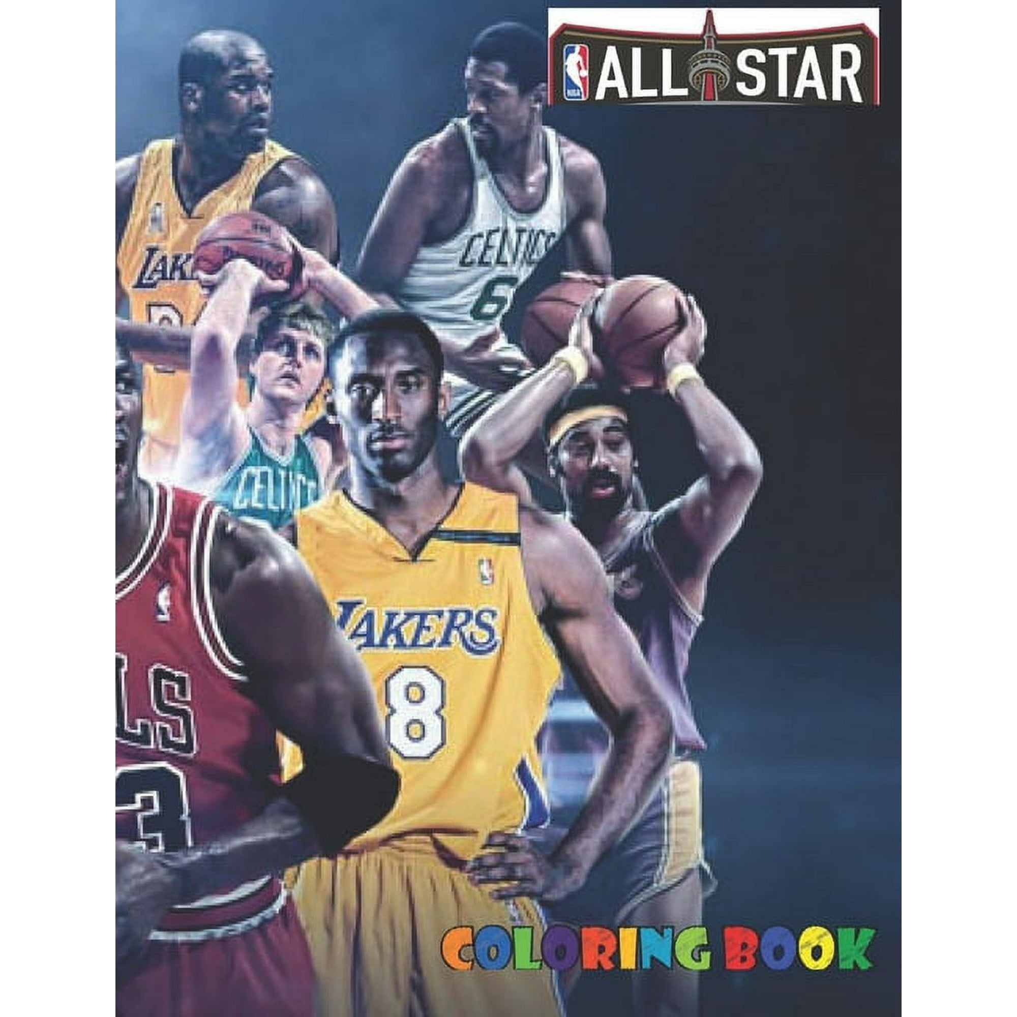 Nba Coloring Book: Basketball Coloring Book for Adult and Kid (Paperback)