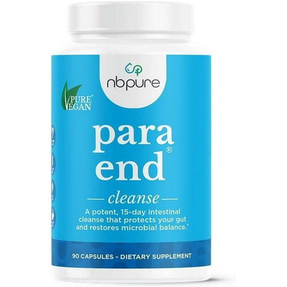 nbpure ParaEnd 15 Day Cleanse, Vegan, 90 Capsules