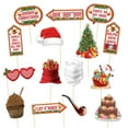 thumbnail image 1 of &nbsp;15 Pcs Merry Christmas Party Photo Booth Props Kit, Christmas Theme Party Selfie Props, Funny Xmas Selfie Props for Kids Adults, X-mas Photo Props, 1 of 4