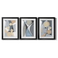 thumbnail image 1 of &nbsp;A Soft Jeweled Geometric II Premium Framed Prints Set of 3 - Ready to Hang - 22 x 30 Each - Black Frame, 1 of 9