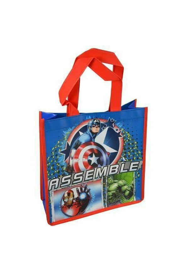 Avengers Small "Eco Friendly" Non-Woven Tote Bag with Shiny Printing- 6 PACK