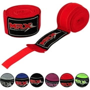 &nbsp;Boxing Hand Wraps 100% Cotton Multi Colors Great for MMA Boxing Muay Thai Kick Boxing Training Wris Support Wraps 180 Inches Length Red