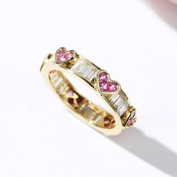&nbsp;Colors Shiny Cubic Zircon Women Rings Gold Color Female Daily Wear Stylish Colorful Rings Anniversary
