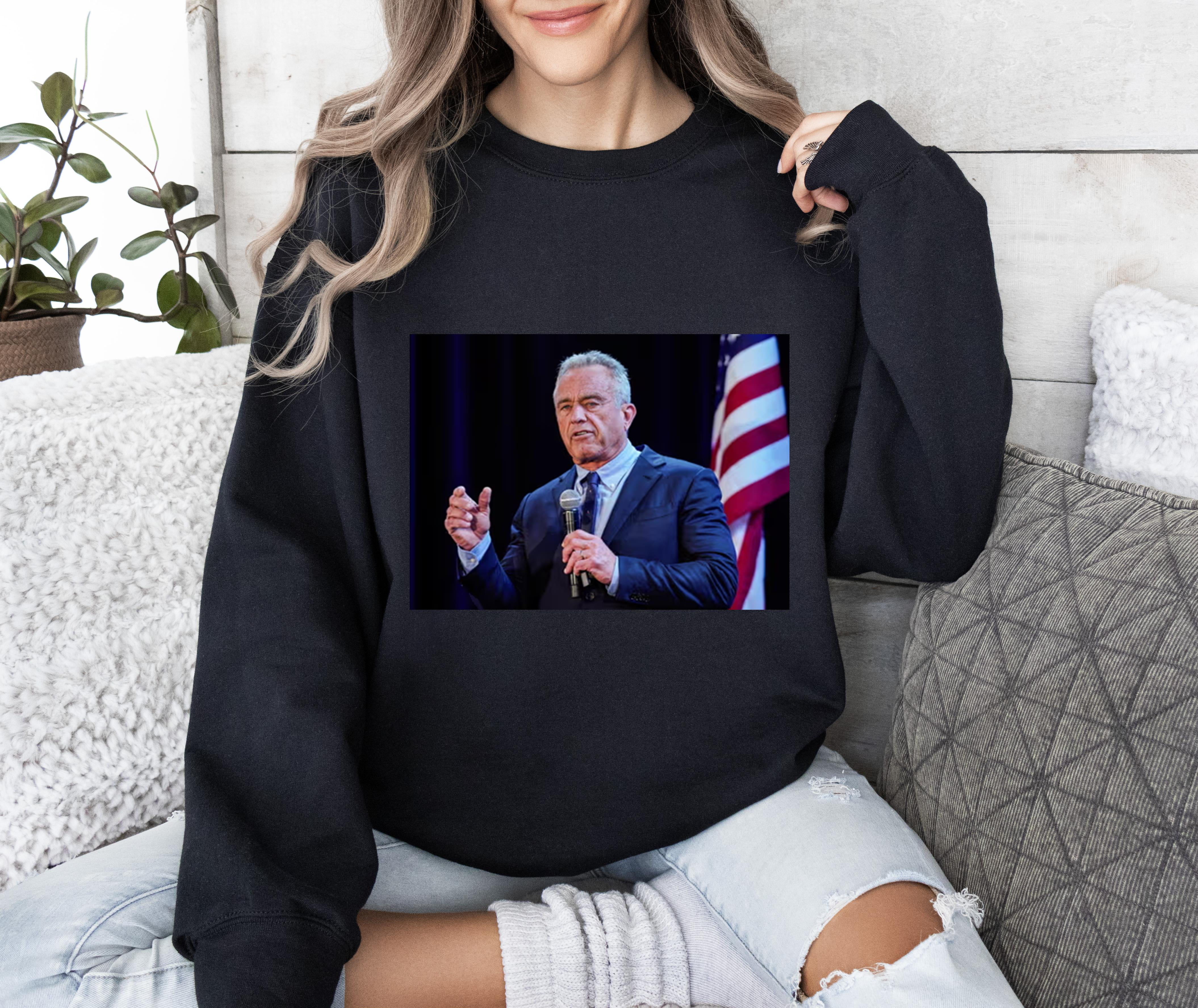 Kennedy for President Pocket Tee Robert F Kennedy Jr Frocket