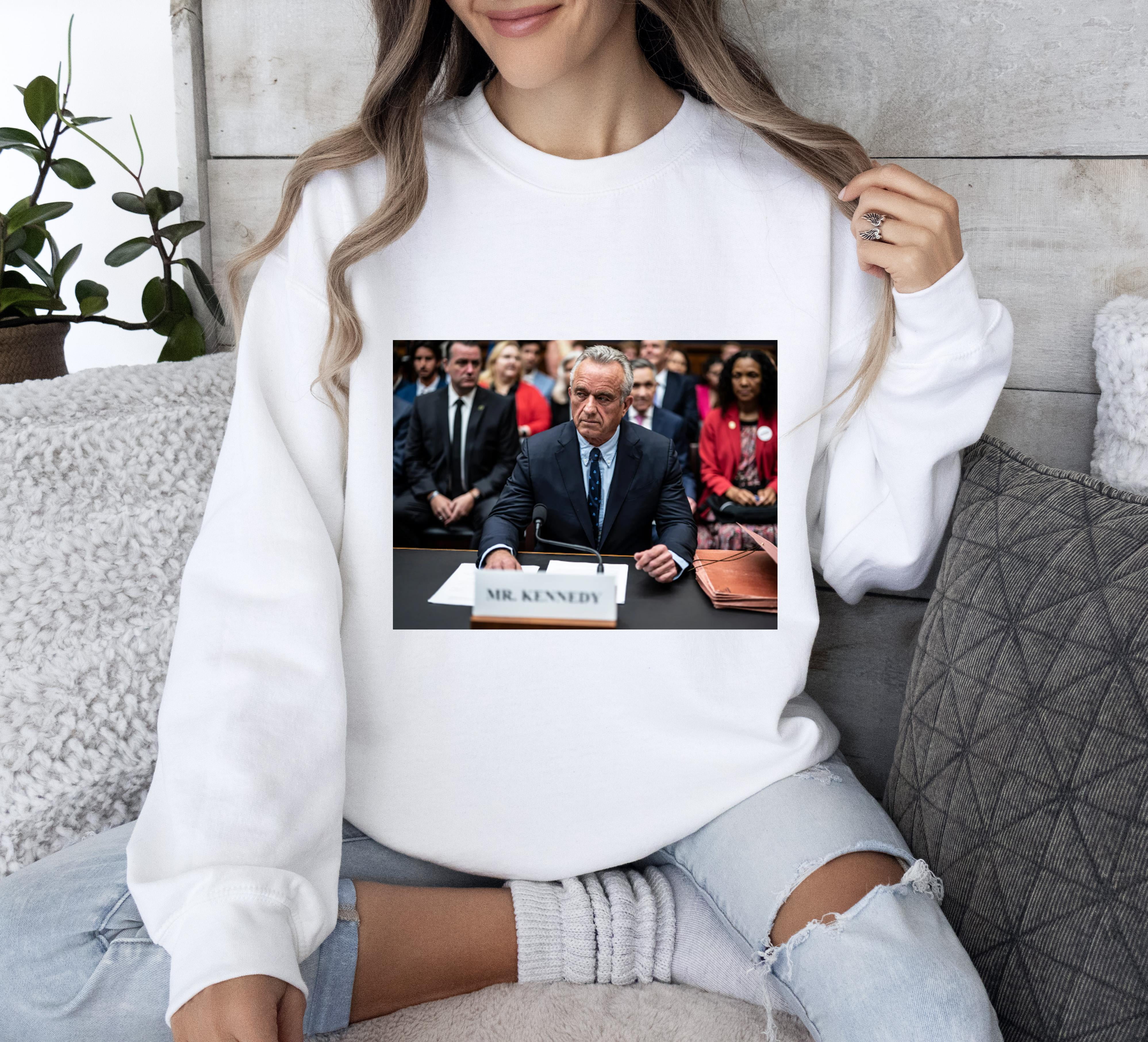 Kennedy for President Pocket Tee Robert F Kennedy Jr Frocket