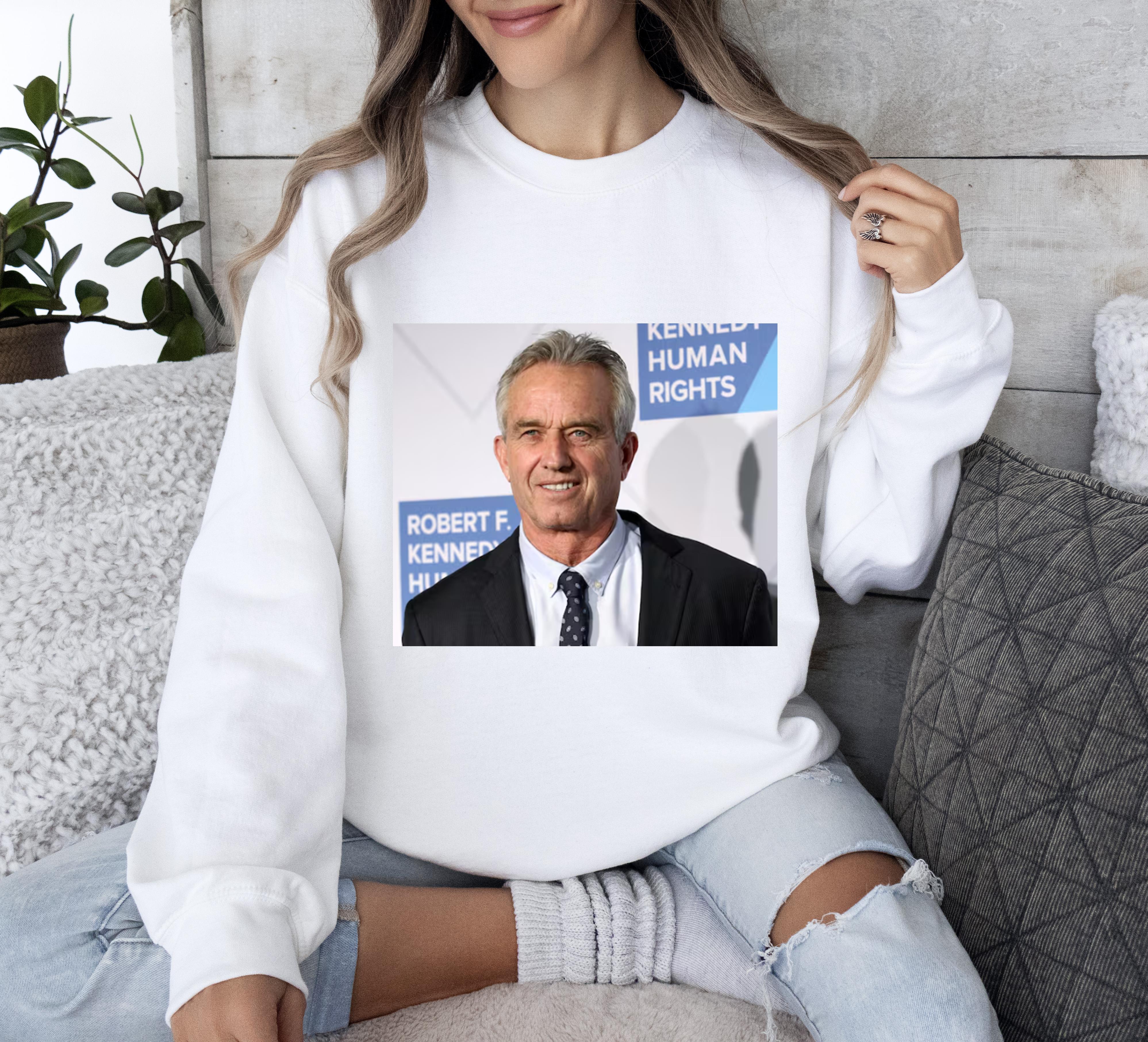 Kennedy for President Pocket Tee Robert F Kennedy Jr Frocket