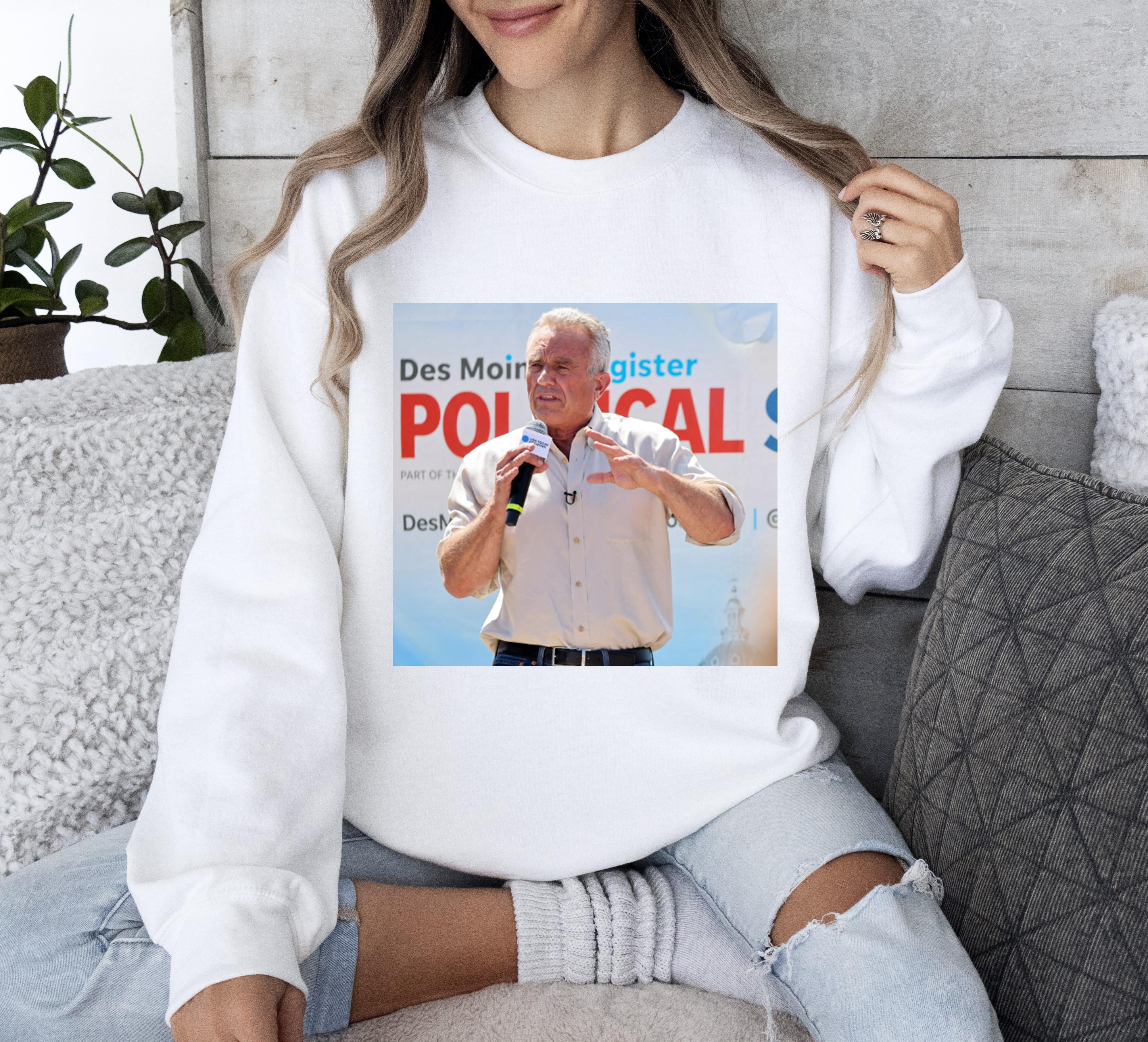 Kennedy for President Pocket Tee Robert F Kennedy Jr Frocket