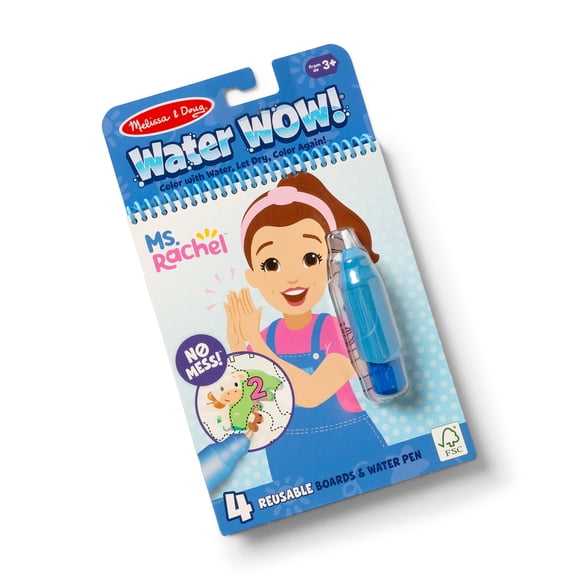 Melissa & Doug Ms. Rachel Water WOW! Color-Reveal Pad Early Learning Toy, Ages 3+