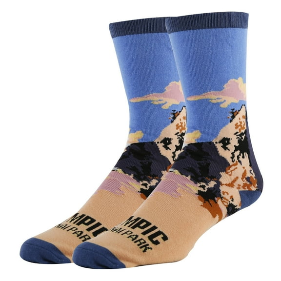  OoohYeah Men’s Funny Olympic Crew Socks, Crazy Novelty Cotton Dress Socks Gift, National Parks Merch