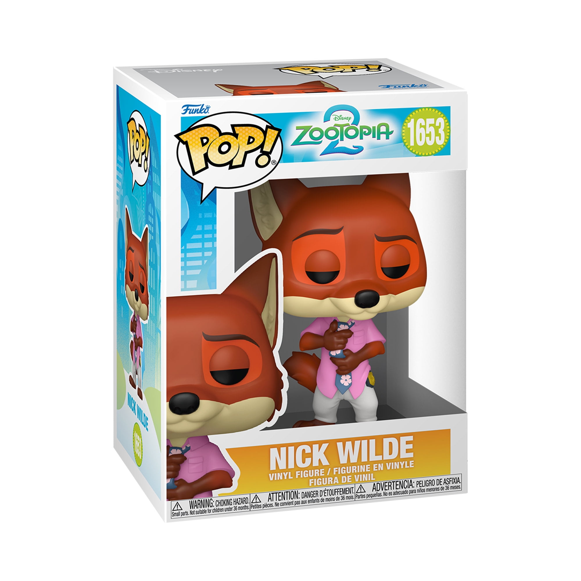 Funko POP Disney: Zootopia 2 - Nick Wilde, Collectible Vinyl
