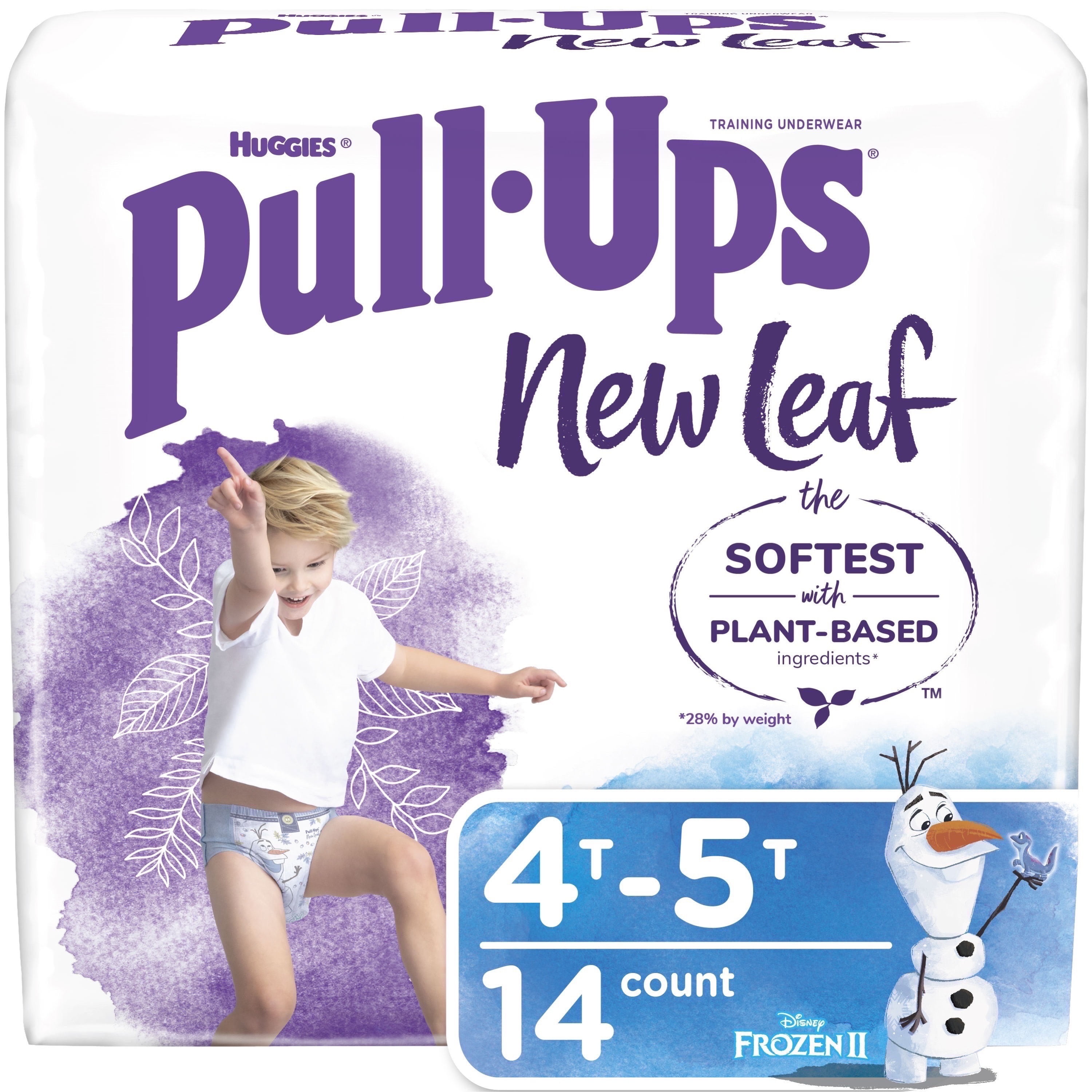 &nbsp;Pull-Ups New Leaf Boys' Training Pants, 4T-5T, 14 Ct