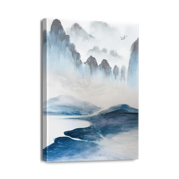  Stylish Abstract Wall DecorEnhances Living Room, Bedroom, Office and Bathroom Décor, Artful Wall Painting Artwork, Perfect Size 12x16 inch.