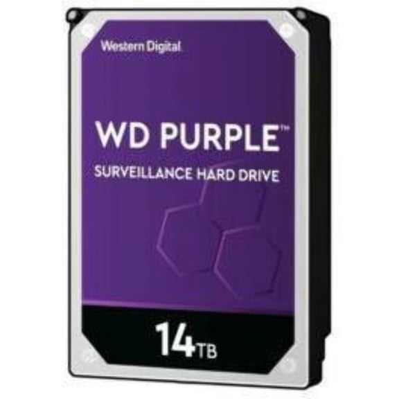 WD Purple 14TB Surveillance 7200 RPM SATA III 512MB 3.5" Internal HDD WD140PURZ