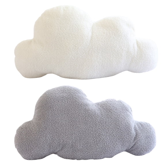 nbuaila Throw Pillow Cute Comfortable Touch PP Cotton Stuffed Living Room Sofa Cloud Shape Pillow Cushion