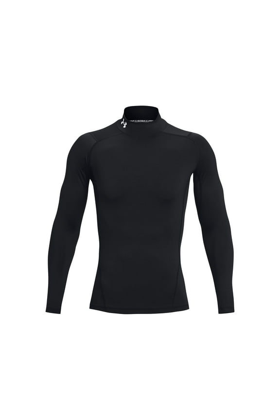 nder Armour Men's Heatgear Armour Mock Long Sleeve T-shirt Black Med