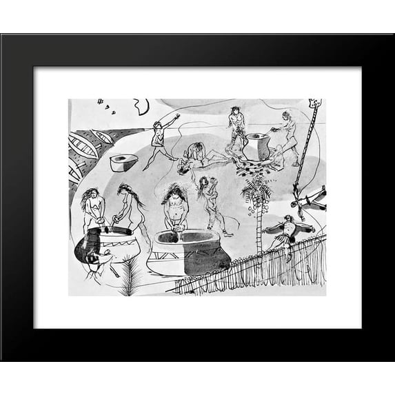 Índias 20x24 Framed Art Print by Portinari, Candido