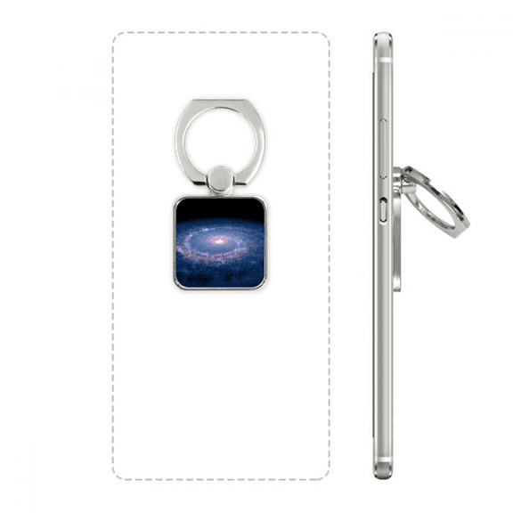 nebulae white blue planet square cell ph stand holder bracket universal support