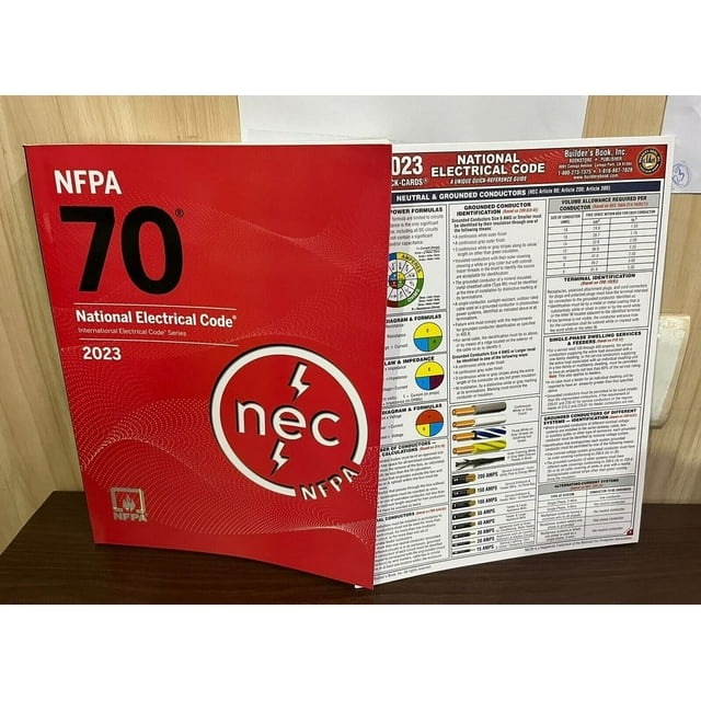 nec code book NFPA70 And 2023 National electric quick card paperback