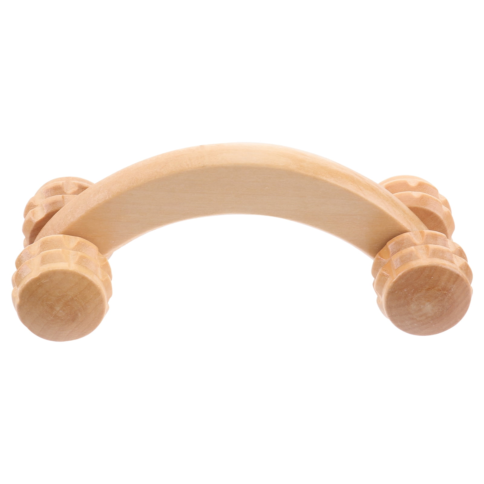 Handheld Wooden Curved Massage Roller for Waist and Thigh, 16 Inch Wood  Therapy Massage Tools, Rolling Body Massager for Pain Relief, Cellulite (12