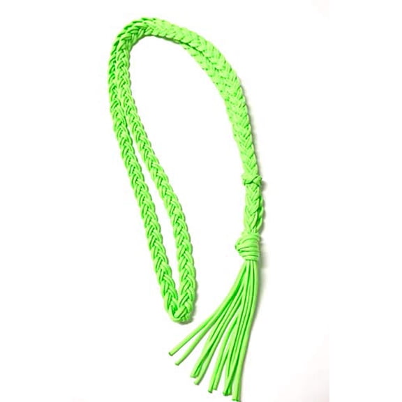 neck rope horse tack bridleless riding lime green