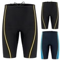 thumbnail image 1 of nerohusy Big and Tall Surfing Wetsuit Shorts for Men 1.5MM Neoprene Diving Pants Elastic Drawstring Bottoms,Black,XXXL, 1 of 9