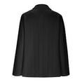 thumbnail image 1 of nerohusy Blazers for Women Casual Business Long Sleeve Single Button Open Front Lightweight Jacket Work Dressy 2025 Black,S, 1 of 4