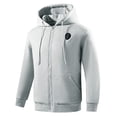 thumbnail image 1 of nerohusy Men's Heated Zip Up Hunting Hoodie - Hooded Sweatshirt with 5 Heating Zones & USB Powered Gray,L, 1 of 4