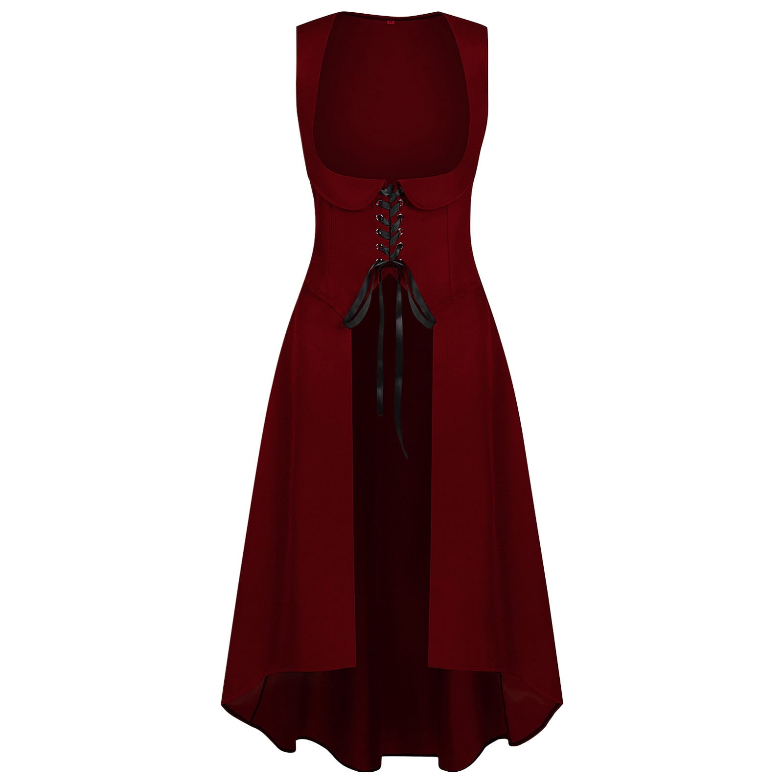 Medieval Dress Women's Renaissance Peasant Dress With Lacing & Pockets -  Corset Overdress For Medieval Festivals Stevie Nicks Dress