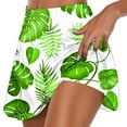 thumbnail image 1 of nerohusy Womens Culottes Hawaiian Floral Printed Skirt Tennis Skirt Tummy Control Skorts Skirts High Waisted Workout Golf Skort with Pockets, 1 of 5