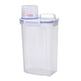 thumbnail image 1 of neszzmir Airtight Rice Storage Container 3L Cereal & Flour Dispenser with Measuring Cup, BPA-Free Pantry Organizer for Fresh Food Storage, 1 of 6