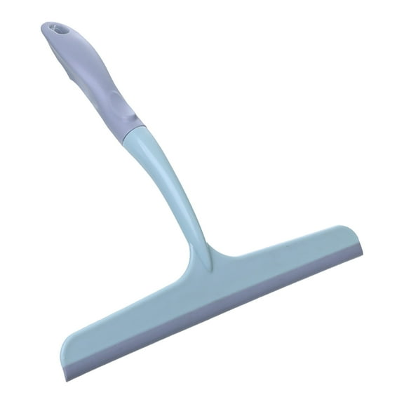 neszzmir Multifunctional Silicone Scraper, Car Windshield & Household Window Cleaner, Flexible Rubber Edge, Non-Slip Handle, Streak-Free Glass Cleaning Tool, Blue