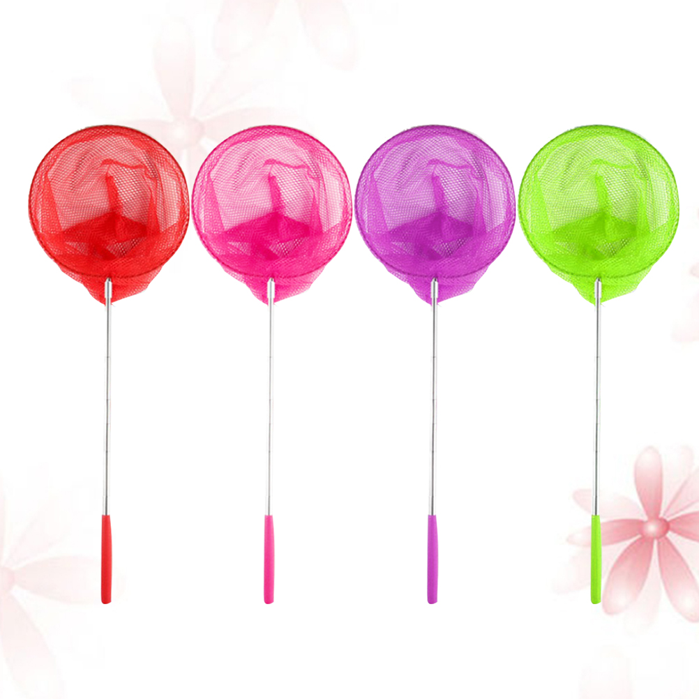 nets 4pcs Stainless Steel Telescopic Nets Catching Insects Bugs