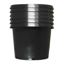 netuera 20gal Heavy Duty Premium Black Plastic Nursery Plant Container Garden Planter Pot