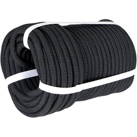 netuera 3/8 Inch Braided Polyester Rope 100Ft Rigging Rope Tensile Strength 3520Lbs