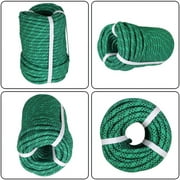 netuera 3/8" X 100' Braided Polyester Rope Strong Pulling Rope for Climbing Sailing